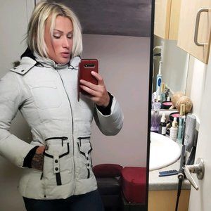 Point zero winter white jacket